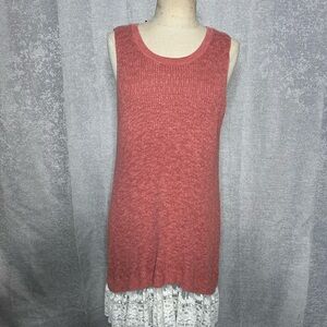 Xhilaration Coral Knit‎ Top